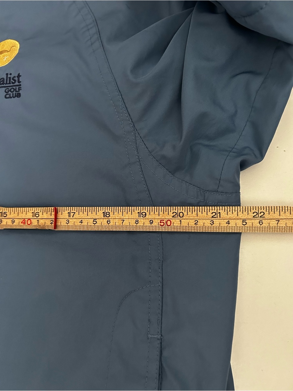 Sun Mountain Medalist Golf Club Hobe Sound Quarter Zip Windbreaker Jacket Blue M - Picture 12 of 13